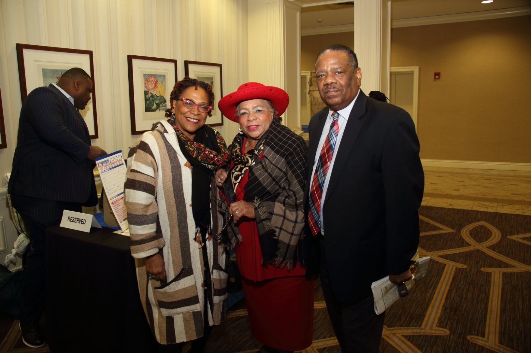Alicia Harris, Esther Haywood, Charles Weaver